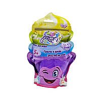 Вязкая масса Fluffy Slime Danko Toys FLS-02-01U упаковка 500 мл Фиолетовый GM, код: 8259453