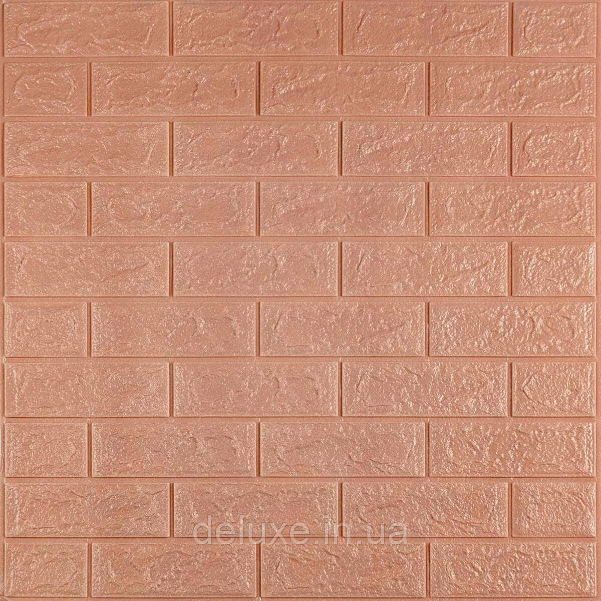 3D панель самоклеюча цегла Пудра 700х770х5мм SW-00001801, фото 1