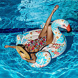 Надувний плотик для купання Фламінго Intex 57559 (розмір 142-137-97см, ручки 2шт), фото 2