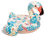 Надувний плотик для купання Фламінго Intex 57559 (розмір 142-137-97см, ручки 2шт), фото 6