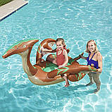 Надувний плотик дитячий Птеродактиль BW 41105 (ремкомплект, 135-198 см) | Надувна платформа, фото 2
