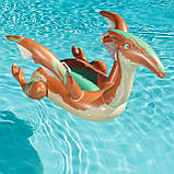 Надувний плотик дитячий Птеродактиль BW 41105 (ремкомплект, 135-198 см) | Надувна платформа, фото 3