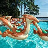 Надувний плотик дитячий Птеродактиль BW 41105 (ремкомплект, 135-198 см) | Надувна платформа, фото 4