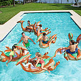 Надувний плотик дитячий Птеродактиль BW 41105 (ремкомплект, 135-198 см) | Надувна платформа, фото 7
