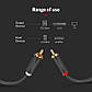 Аудіо кабель тюльпан подвійний RCA RCA UGREEN 2RCA Male to 2RCA Male Cable (1м). Black, фото 5