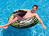 Надувне коло River Rat Intex 68209 (діаметр 122см, з мотузкою), фото 3