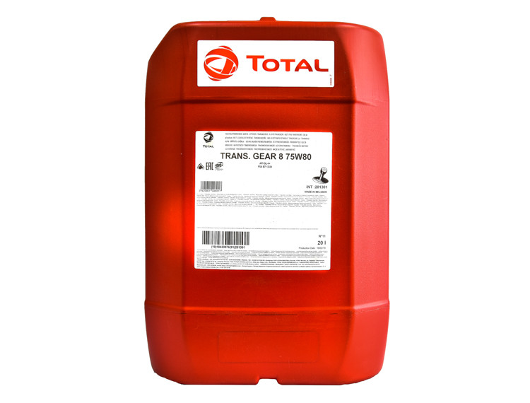Трансмісійна олива TOTAL Trax.Gear 8 FE 75w80 20л