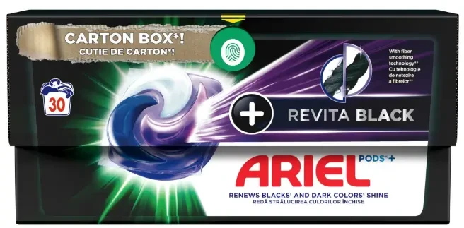 Капсули для прання Ariel Pods+ 4 в 1 "Revita Black" (30шт.)