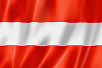 Флаг «Австрия», Искусственный шелк, 1350х900 мм