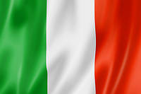 Флаг «Италия», Искусственный шелк, 1200х700 мм
