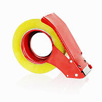 Диспенсер для скотча металевий Tape Cutter 48 мм Red