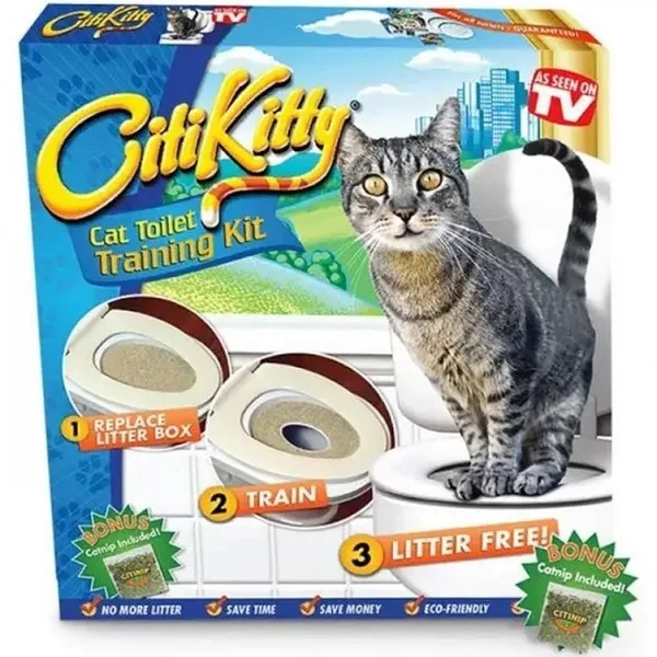 Набір для навчання кішки до унітазу CitiKitty для навчання кішок використовувати унітазу