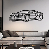 Уникальная возможность! Панно с Bugatti Chiron Diagonal - изысканный авто декор!