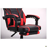 Крісло ігрове VR Racer Dexter Webster чорний/червоний, ТМ Амф, фото 8