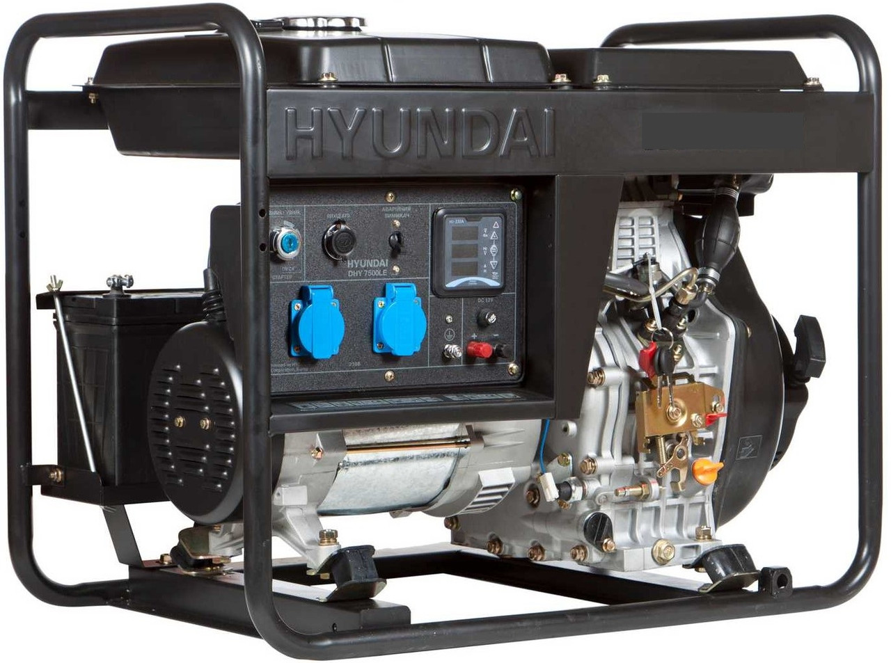 Hyundai DHY 7500LE Генератор дизельний 5.5 кВт з електростартером