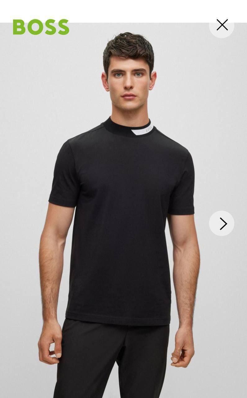 Чоловіча футболка HUGO Boss CK7687 чорна