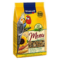 Повседневный корм для нимф и больших попугаев Vitakraft Menu 1 кг (4008239210036) KP, код: 7623825