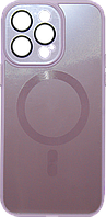 Накладка iPhone 14 Pro Max lilac Sapphire Glass MagSafe