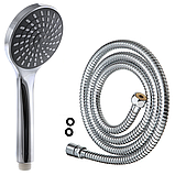 Душовий набір для душу (Лейка зі шлангом Ручний душ Розпилювач і Шланг) EP SH-223LS, фото 2
