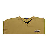 Футболка чоловіча двоколірна лонгслив з довгим рукавом реглан під принт Funky LSL 150 темно-синій, фото 4