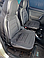 Чохли на сидіння авто PILOT ВАЗ 2104 2107 (кожзам+тканинна вставка) Темно СІРІ (Чорні), фото 3