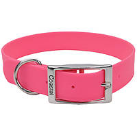 Біотановий нашийник для собак Coastal Fashion Waterproof Dog Collar рожевий 2.5x61 см (7648449 DH, код: 7720965