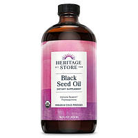 Черный тмин Heritage Products Black Seed Oil 16 fl oz 450 ml 96 servings UT, код: 7947119