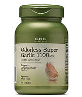 Чеснок GNC Herbal Plus Odorless Super Garlic 1100 mg 100 Tabs KP, код: 7719599