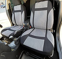 Чехлы на сидения Mitsubishi Pajero Sport II 2008-2013 позашляховик 5 дв. серые