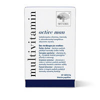 Витаминно-минеральный комплекс для мужчин New Nordic Multivitamin active man 60 Tabs FE, код: 8450875