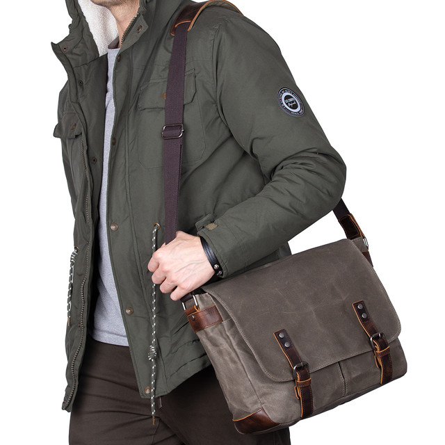 Фото сумка чоловіча MCN месенджер через плече зелена арт.00213 Фото сумка чоловіча MCN месенджер через плече зелена арт.00213