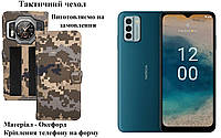 Тактический чехол для Nokia C300, крепится к снаряжению на липучке