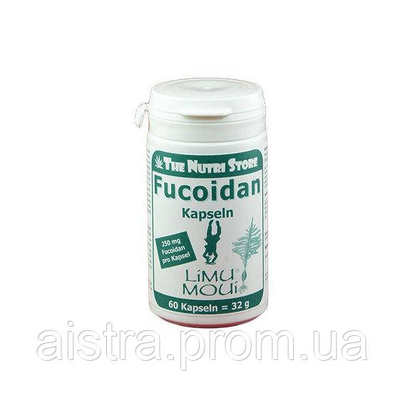 Фукоидан The Nutri Store Fucoidan 250 mg 60 Caps ФР-00000030 UT, код: 7517778 - фото 1 - id-p2166487011