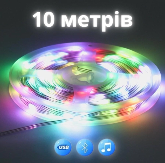 Світлодіодна стрічка LED LAMP 10 м + QR код LED LAMP MDX-265