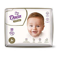 Детские дышащие супер-мягкие подгузники 12 часов сухости Dada Elite Care Maxi розмір 4 (7-18 кг) 33 шт