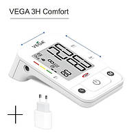 Тонометр VEGA 3H Comfort с манжетой Vega 22-42см + Адаптер Micro USB на плечо гарантия 5 лет