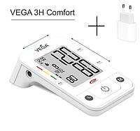 Тонометр VEGA 3H Comfort с манжетой Vega 22-42см + Адаптер Micro USB на плечо гарантия 5 лет