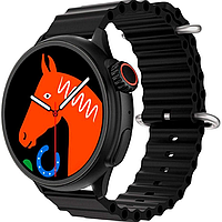 Розумний смарт-годинник Hoco Y18 смарт-годинник із магнітною зарядкою і функцією приймання дзвінків чорний