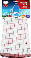 Полотенце E-cloth Classic Check Red (2300) ZZ, код: 165052