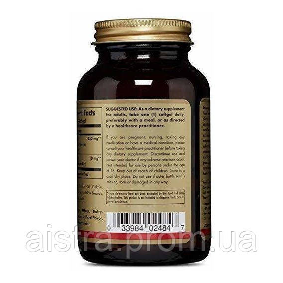 Ресвератрол Solgar Resveratrol 250 mg 60 Softgels UT, код: 7527180 - фото 3 - id-p2166487148