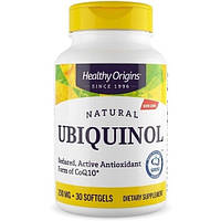 Коэнзим Healthy Origins Ubiquinol 200 mg 30 Softgels UT, код: 7546012