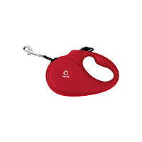 Поводок-рулетка Collar для собак S 15 кг 5 м лента красный DH, код: 7563037