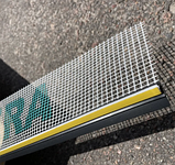 Профіль віконний примикання чорний паяний з манжетою і сіткою (6мм) Довжина 2,5 м Упаковка 25 шт, фото 3