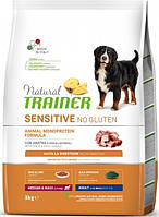 Корм Natural Trainer Dog Sensitive Adult Medium Maxi With Duck сухой с уткой для средних и кр ST, код: 8451526