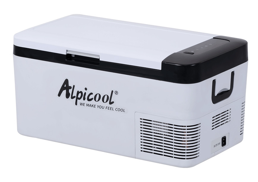 Компресорний автохолодильник Alpicool K18 (18 літрів) — Охолодження до -20 °C. Живлення 12, 24, 220 вольтів