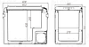 Компресорний автохолодильник Alpicool CL50 (50 літрів). Охолодження до -20 °C. Живлення 12, 24, 220 вольтів., фото 8