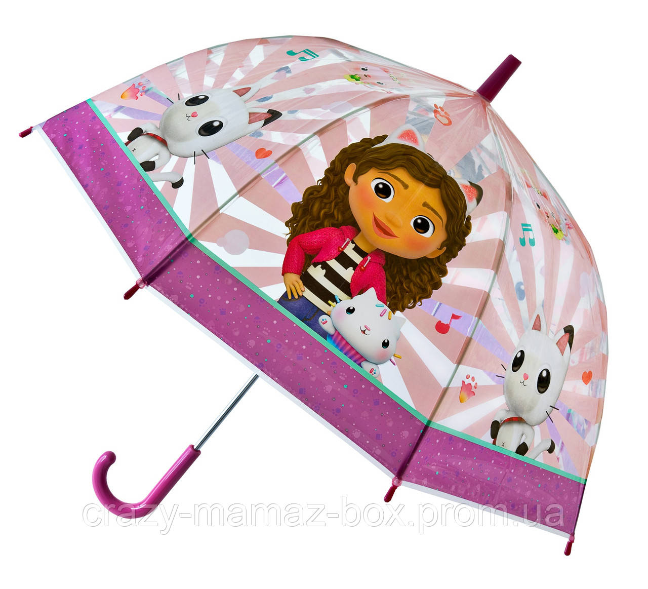 Дитяча парасолька Габбі для дівчинки 3-6 років