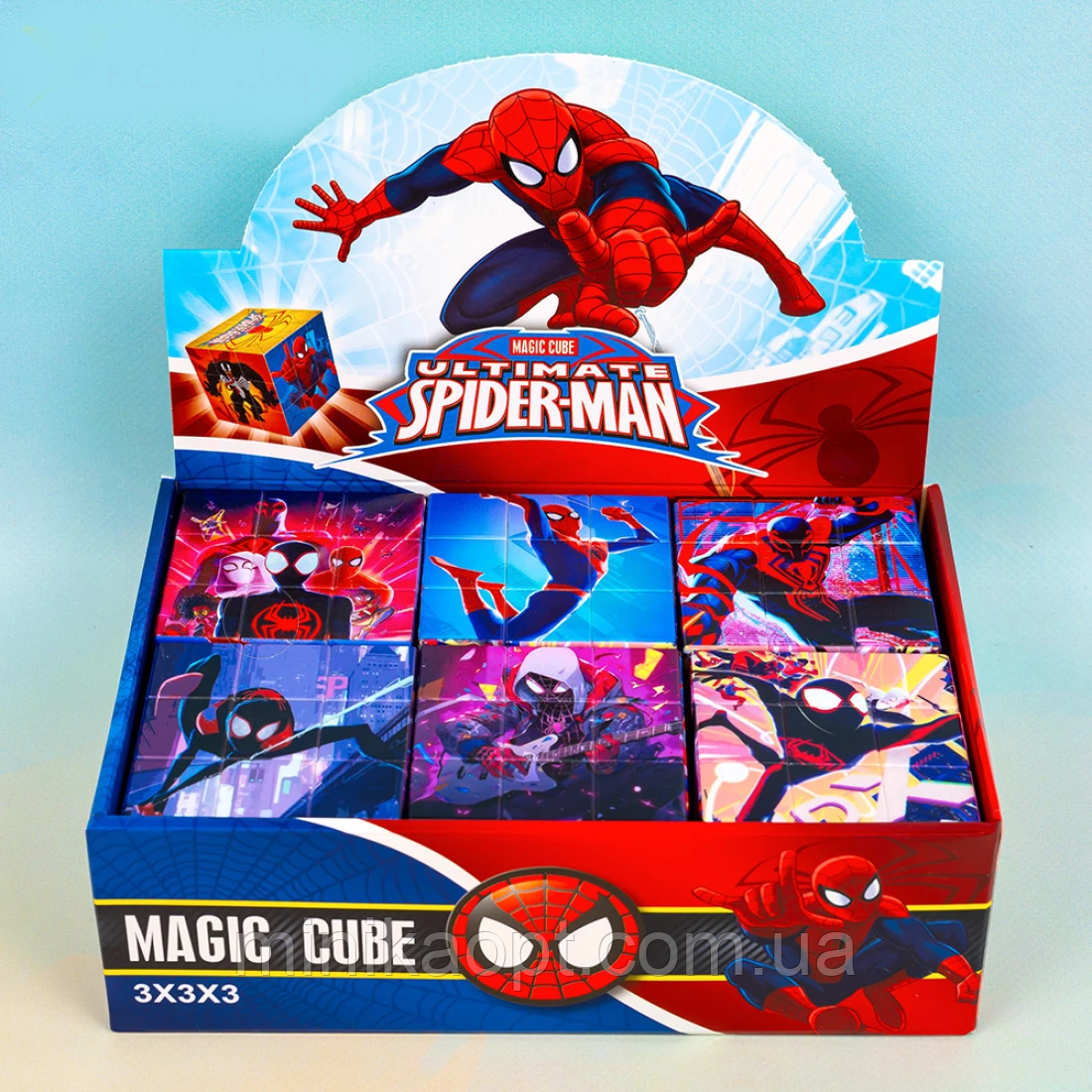 Головоломка кубик Spider-man 5,7 см