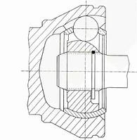 Приводний вал VW Transporter T5, 24564 (SPIDAN)