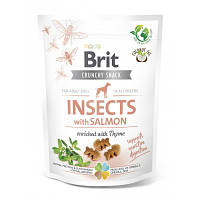 Лакомство для собак Brit Care Dog Crunchy Cracker Insects насекомые, лосось и чабрец 200 г (8595602551491)